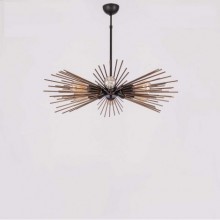 Çubuk 6´lı Avize (Sarı-Siyah)