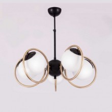 Kardelen 5´li Yuvarlak Eskitme Avize (Beyaz)