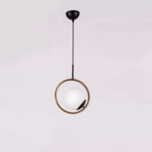 Kardelen Yuvarlak Tekli Eskitme Avize (Beyaz)