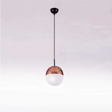 Top Sıvamalı Tekli Bakır Lak Sarkıt (Beyaz)