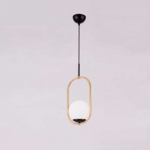 Kardelen Oval Tekli Top Camlı Lak Sarkıt (Beyaz)