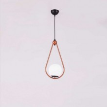 Kardelen Armut Tekli Bakır Lak Sarkıt (Beyaz)