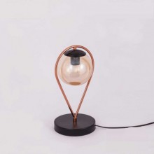 Kardelen Armut Lak Bakır Masa Lambası (Bal)