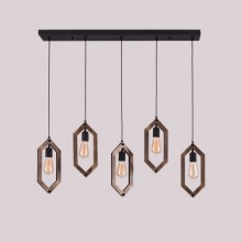 Altıgen Sıralı 5´li Sarkıt (Eskitme)