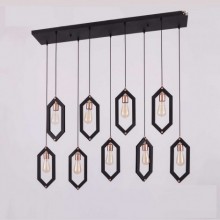 Altıgen Sıralı 9´lu Sarkıt (Siyah)