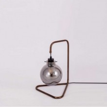 Zella Masa Lambası Siyah Lak (Füme)