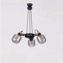 Düşüm Çemberli 3´lü Avize (Füme)