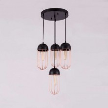 Bakır Telli 3+1 Sarkıt (Bakır-Siyah)