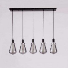 Nilüfer Sıralı 5´li Sarkıt (Füme)